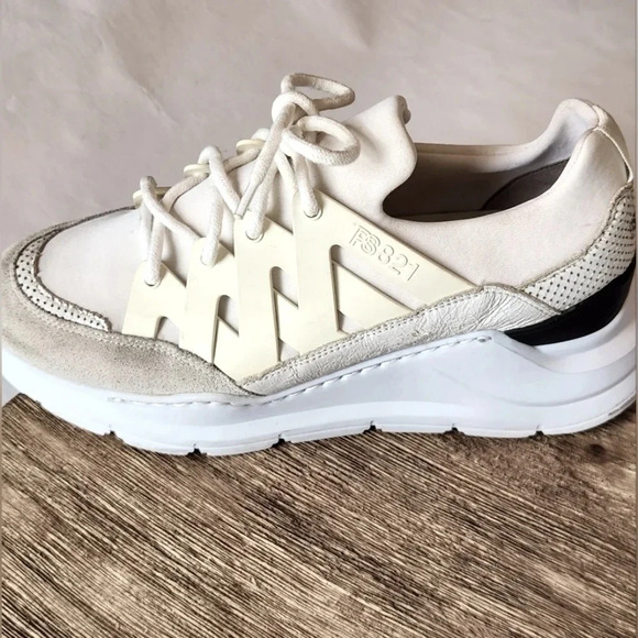 || PS821 || Bolt Patchwork neoprene tennis shoes - Picture 5 of 12